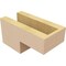 Ekena Millwork 4"W x 8"D x 4"H Wide Chapel Hill Rough Cedar Woodgrain TimberThane Corbel, Primed Tan CORUR04X08X04CHPRCPR - alternate 2